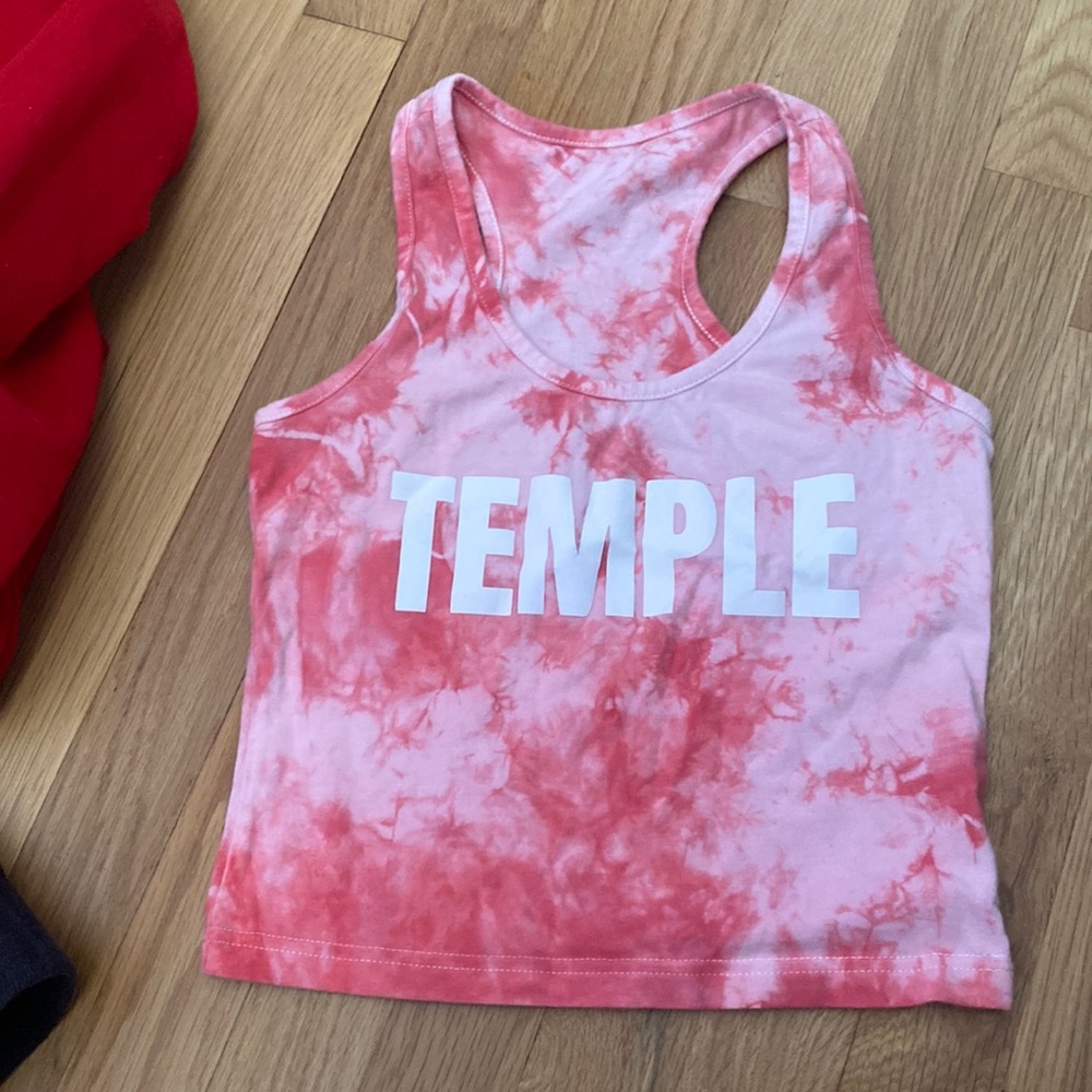 Temple tie dye tank